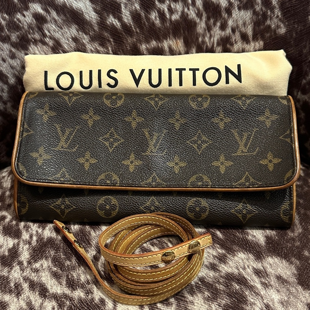Louis Vuitton Brown Monogram POCHETTE GM